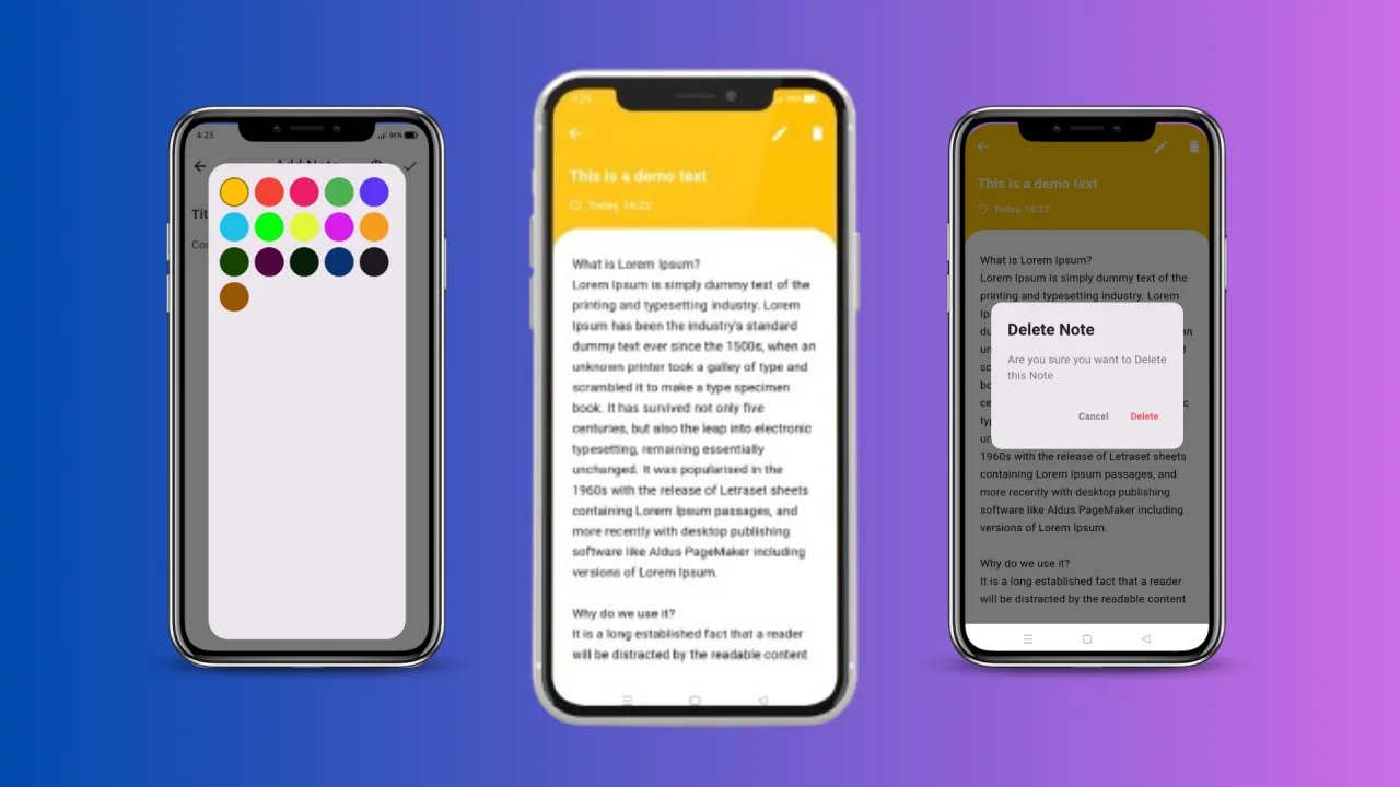 Notepad Flutter Notepad App (AdMob + Offline) — screenshot 2