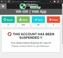 WA-GW | WhatsApp and SMS GateWay (Bulk and Chatbot) with SaaS Support