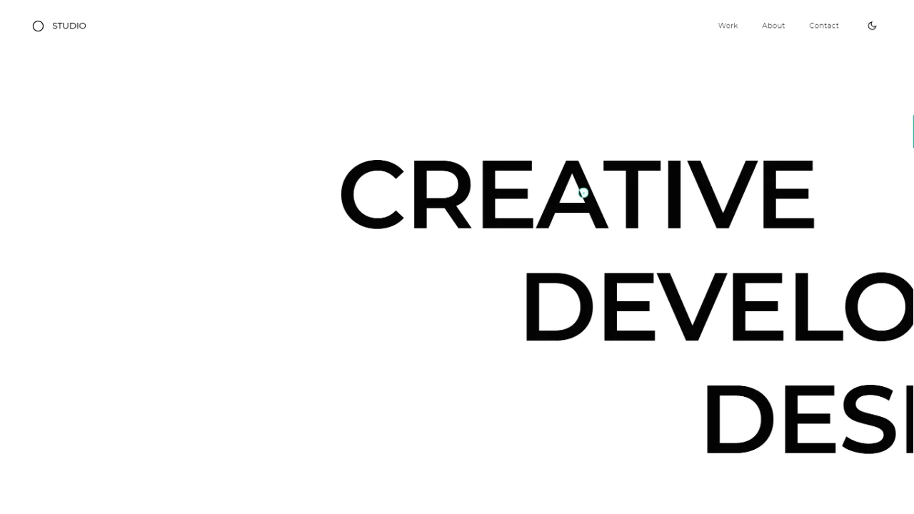 The Perfect Portfolio for Creatives — screenshot 3