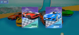 Toon Car Stunt Driving 3D Game