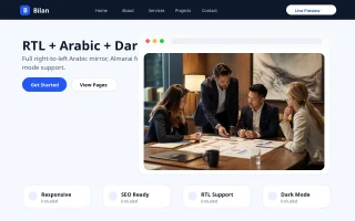 Bilan - Multipurpose Business HTML Template