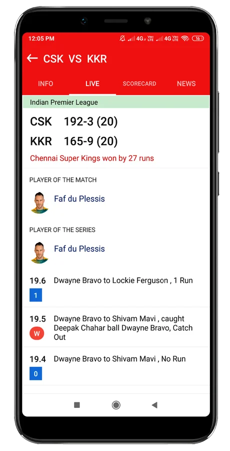 Android Cricket Live - Live Ipl Match, ICC World Cup, Cricket News, Latest Update — screenshot 5