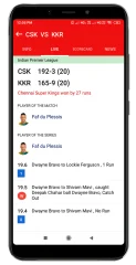 Android Cricket Live - Live Ipl Match, ICC World Cup, Cricket News, Latest Update