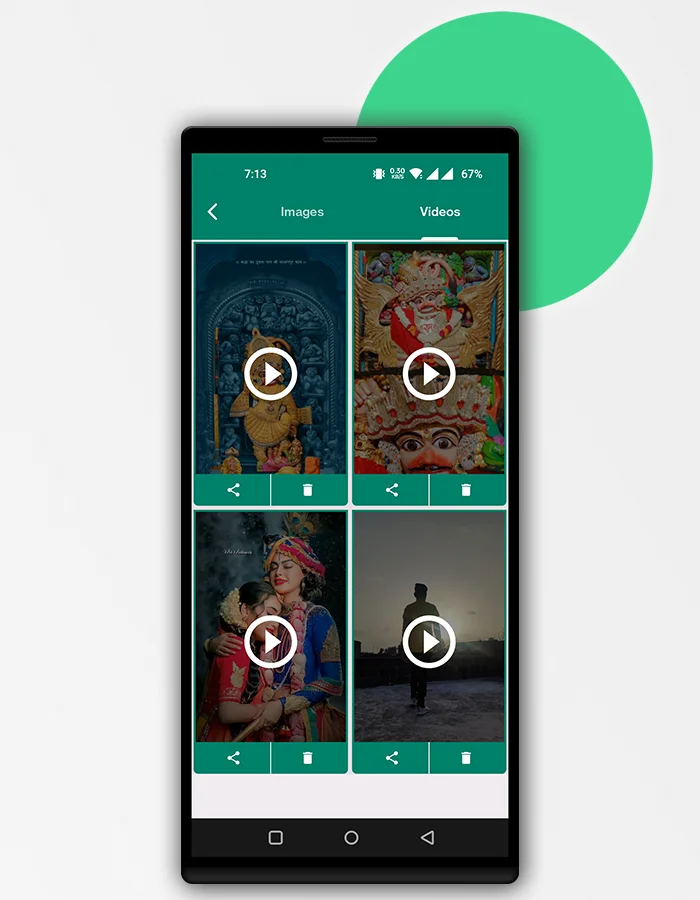WhatsApp Status Saver Pro 2020 in Direct Message with AdMob Ads — screenshot 5