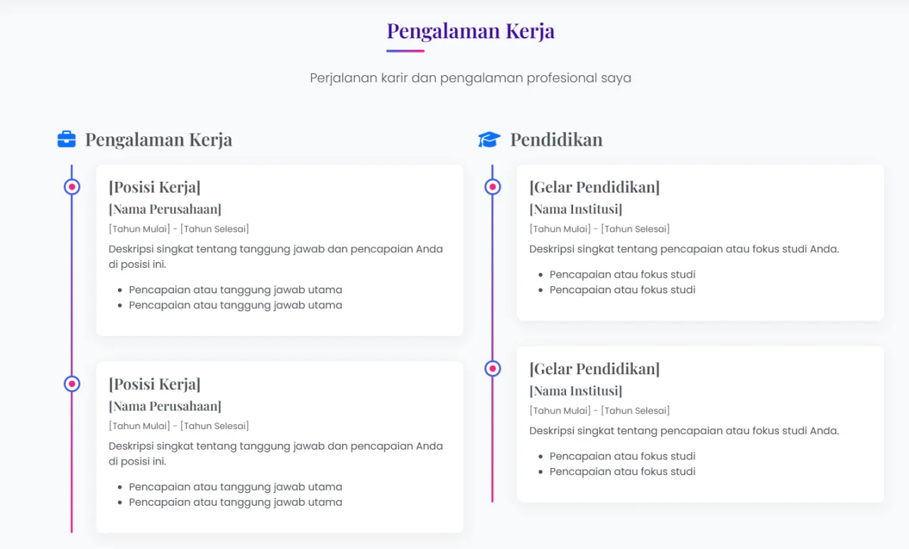 Profile Landing PAGE — screenshot 3