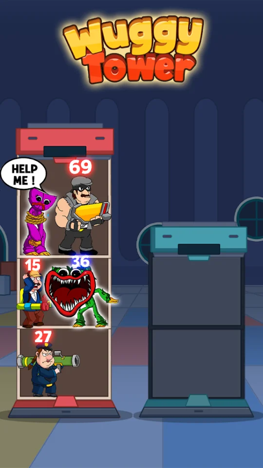 Wuggy Kissy Tower Escape - Hero Tower Defense — screenshot 2