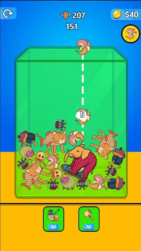 Brainrot Merge Drop Puzzle Game Unity Source Code — screenshot 2