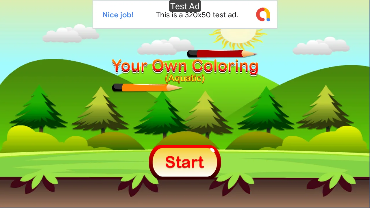 Edukida - Your Own Coloring Aquatic Unity Kids Game for Android and iOS — screenshot 1