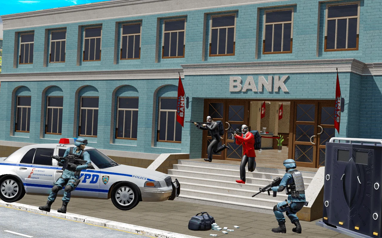 Bank Robbery Hatch City Police Gangster Crime — screenshot 4