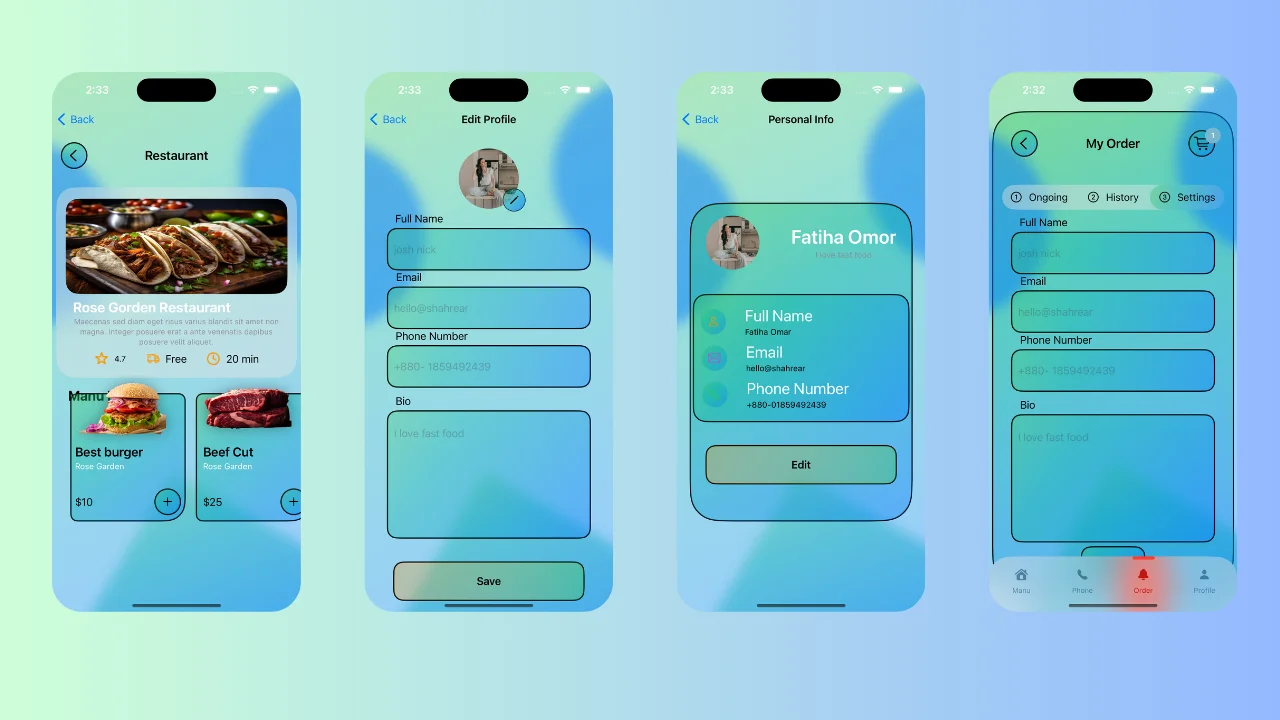 Food Delivery Native iOS App UI Template 2025 — screenshot 4