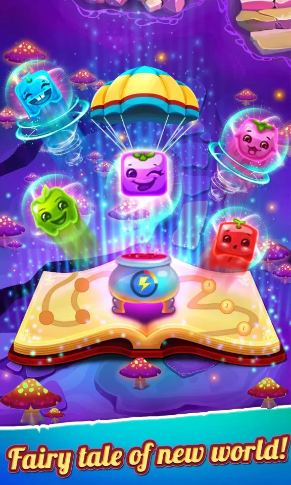 Stellar Witch Fruit Match 3 Puzzle — screenshot 5