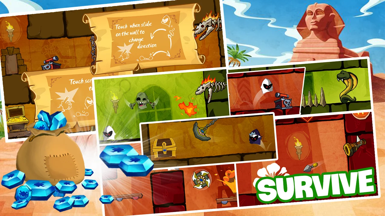 King of Pyramid Thieves Complete Game + 90 Levels & Level Editor — screenshot 1