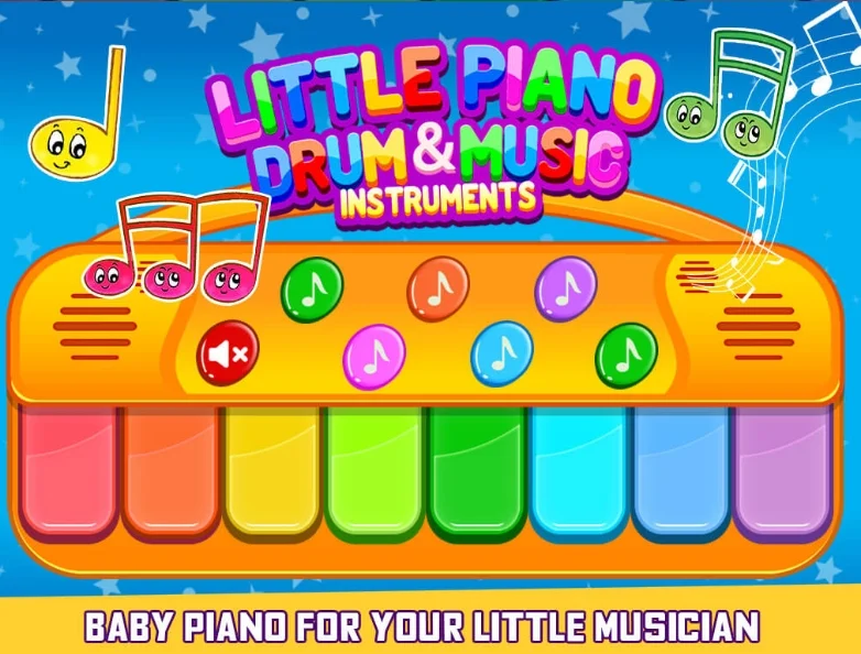 Little Piano Drum and Music Instrument for Kids Game — screenshot 1