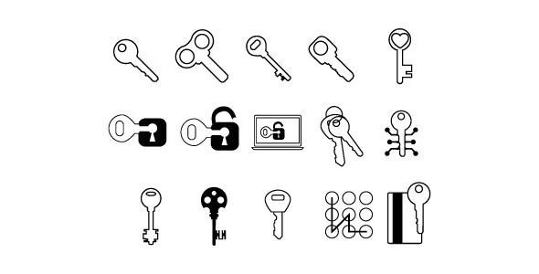 Essential Monochrome Outline Icons — screenshot 1