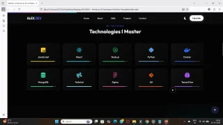 ALEXDEV Premium AI Developer Portfolio Template