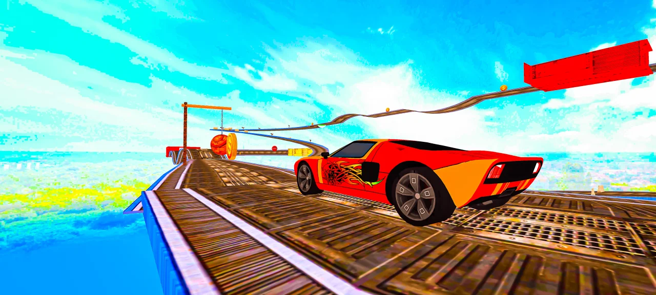 Mega Car Ramp 3D — screenshot 1