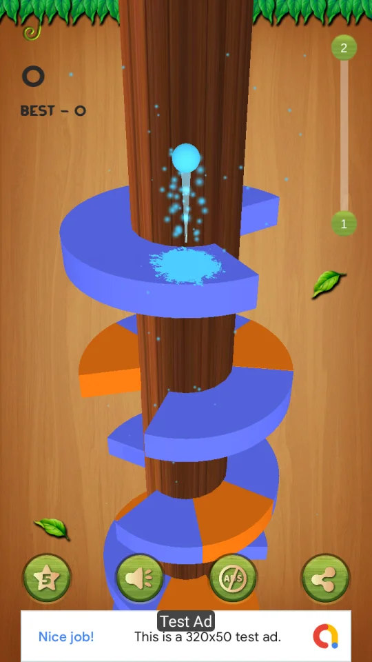 Helix Jump Source Code — screenshot 2