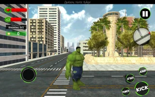 Incredible Hulk (Super Hero): Fight in City (64-Bit)