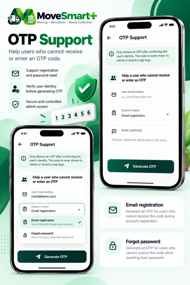 MoveSmart+ Relocation & Moving Services Management System — screenshot 9