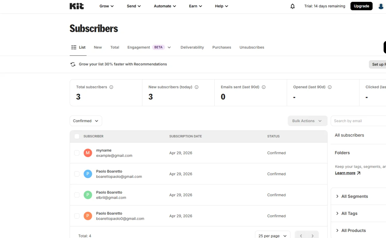Newsletter Signup Modal Smart WordPress Popup — screenshot 1
