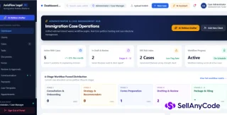 JurisFlow - Legal Practice & Immigration Case Management Portal.