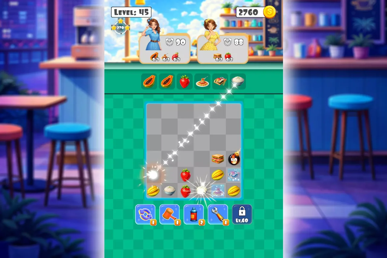 Foodie Stack Puzzle - Complete Mobile Game Template — screenshot 8