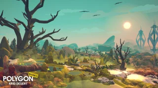 POLYGON - Arid Desert - Nature Biomes - Low Poly 3D Art by Synty