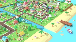 Cartoon Town - Low Poly Assets