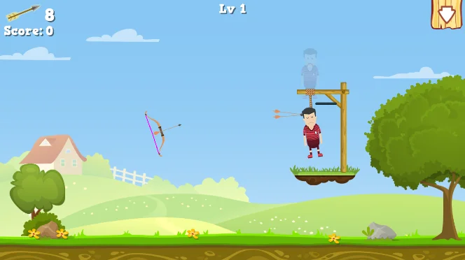 Hangman Archer - Unity Source Code — screenshot 1