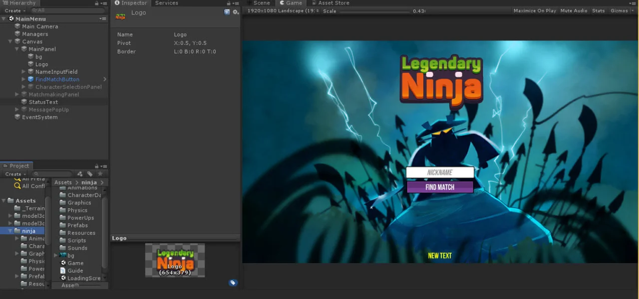 Ninja Legendary Online (Multiplayer) — screenshot 1