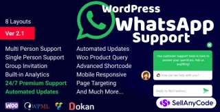 WordPress WhatsApp Support