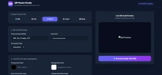 QR Master Studio – Self-Hosted QR Code Generator with Logo & Customization