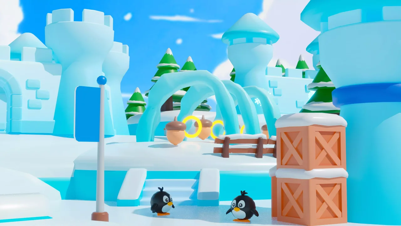 Location 3 Winter - Low Poly 3D Models Pack — screenshot 1