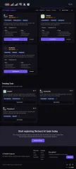 AI Tools Comparison Landing Page Modern & Responsive