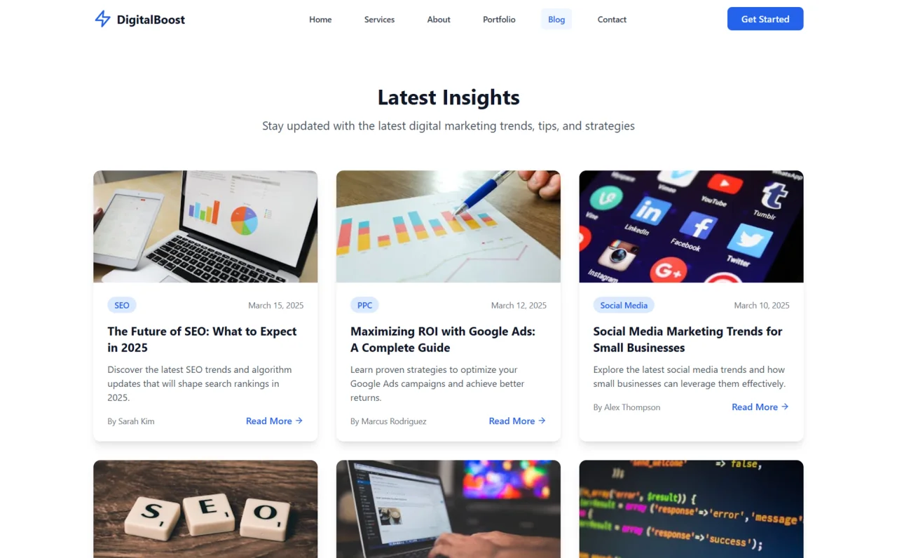 Digital Boost - Marketing Agency React Template — screenshot 5