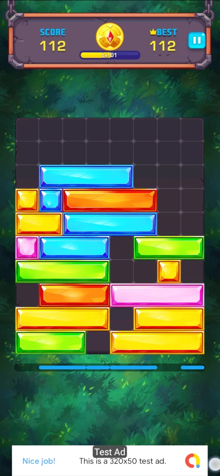 Jewel Blast Unity Sliding Puzzle Game - Block Game Unity — screenshot 1