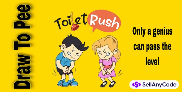 Toilet Rush Draw to Path Hot Hyper Casual Game