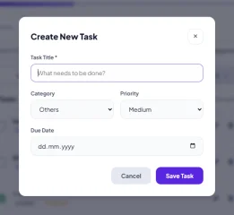 TaskFlow: Modern Web-Based to-Do & Task Management System with Dark Mode