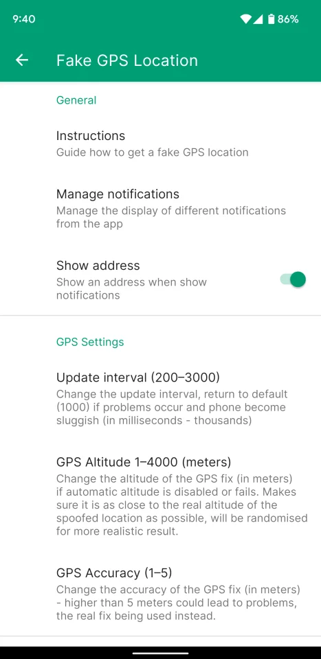 Fake GPS Location — screenshot 5