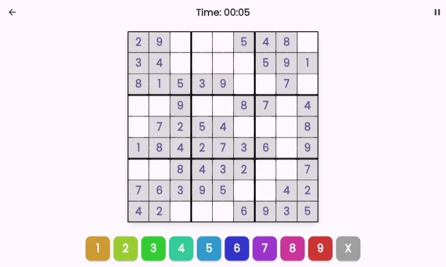 Sudoku Master Pro - Classic Logic Puzzle | Flutter Source Code — screenshot 4