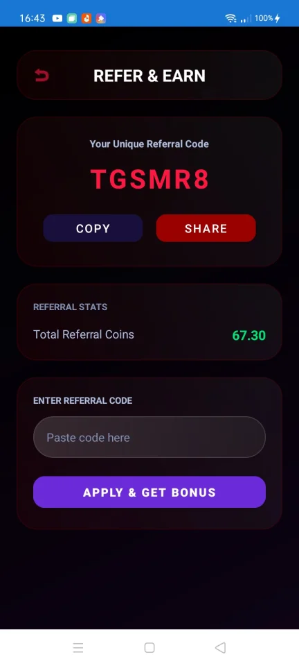 Earnix Pro - Android Earning App with Admin Panel (Spin, Scratch, Task) — screenshot 8