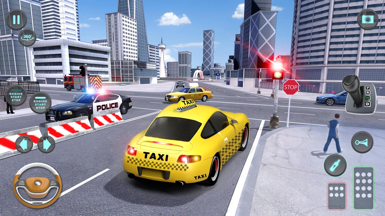 City Taxi Driving Simulator: PvP Taxi Game — screenshot 6