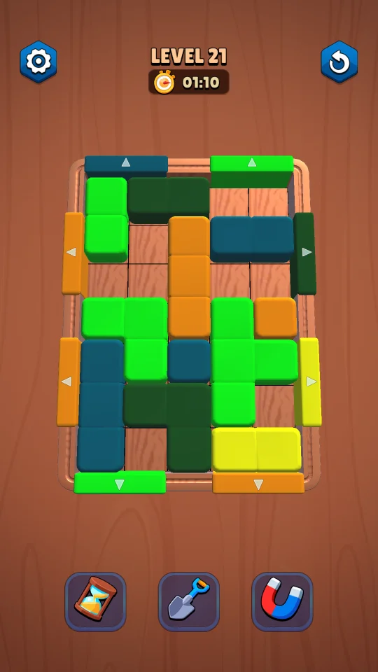 Color Block Jam 3D - Wood Block — screenshot 4