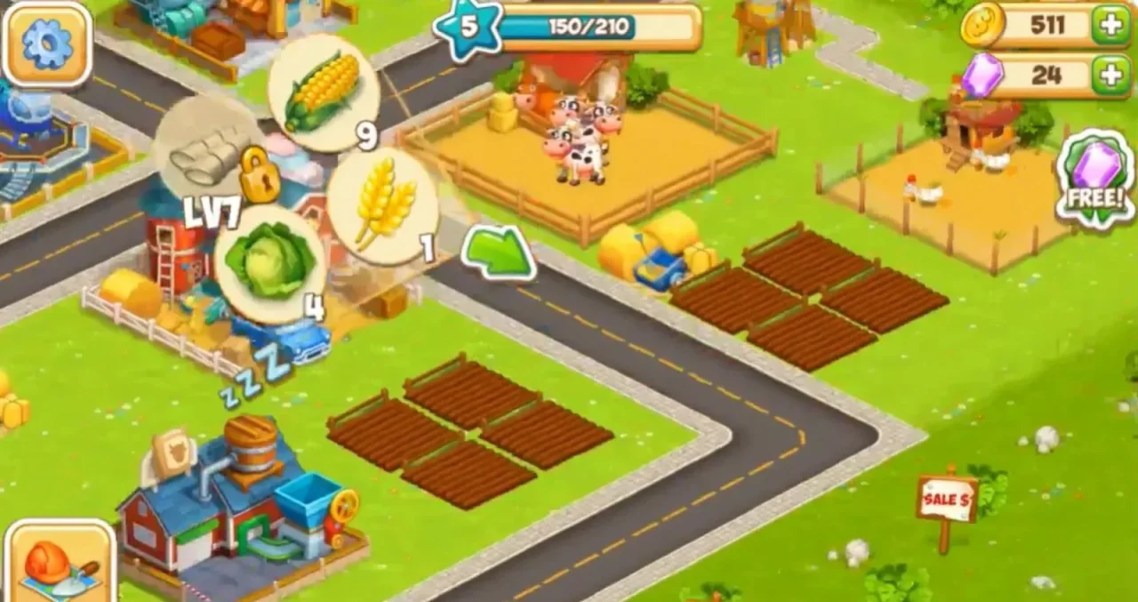Animated Township 2 | Cartoon City 2 Farming Game — screenshot 4