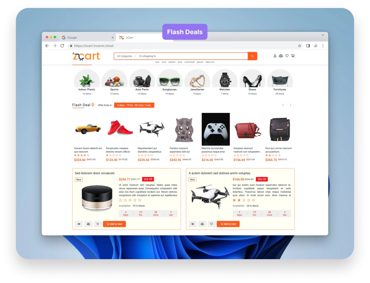 zCart Multi-Vendor eCommerce Marketplace — screenshot 1