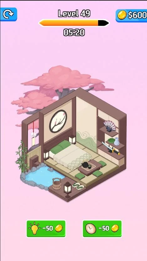Dreamy Room Decor Life Game Unity Source Code — screenshot 5