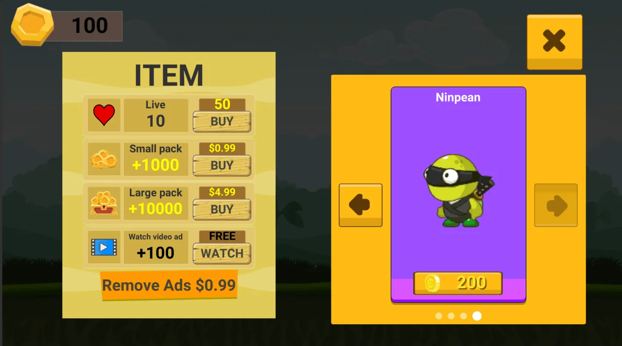 Peaman Adventure – Complete Unity Game — screenshot 3