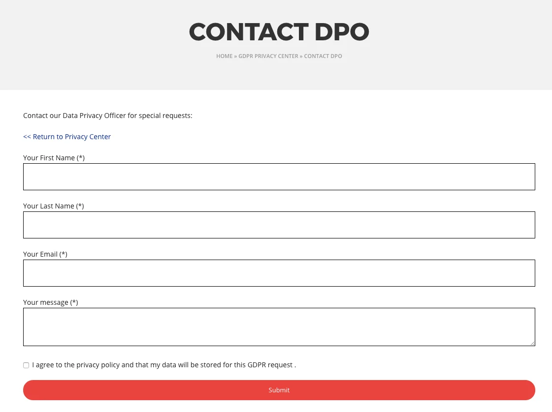 WordPress GDPR & CCPA — screenshot 5
