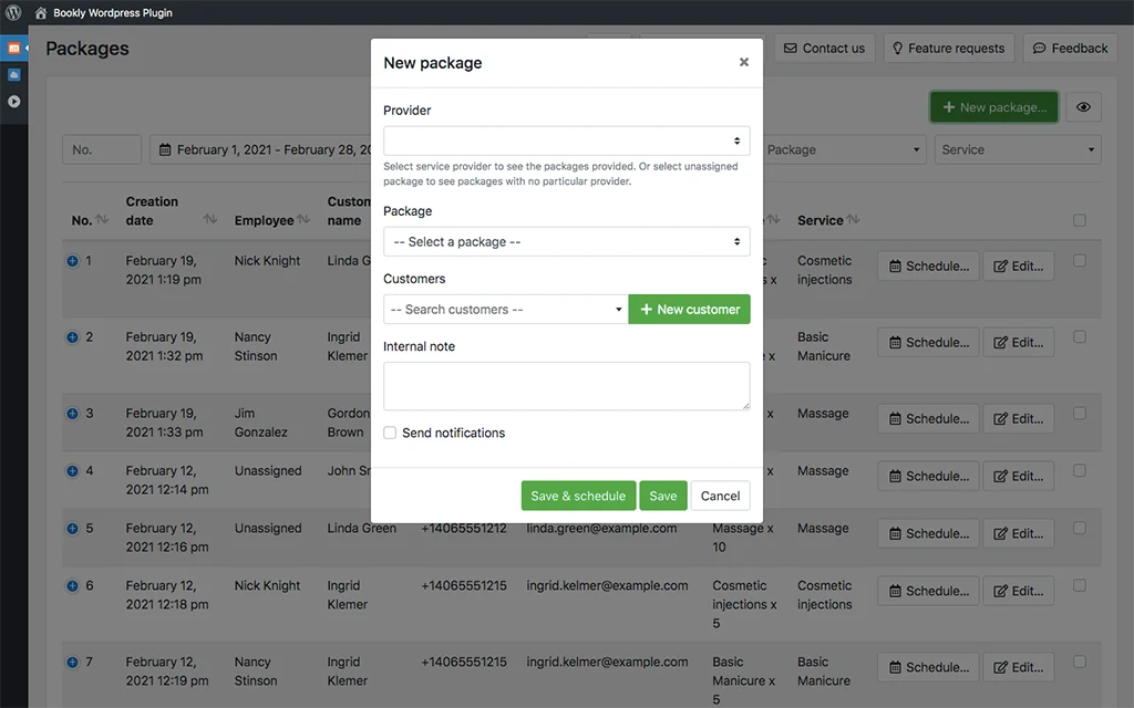Bookly Packages (Add-on) — screenshot 4