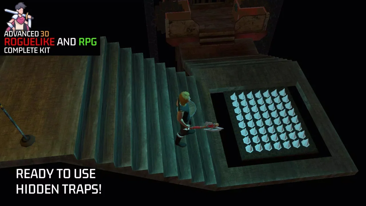 3D Roguelike RPG Complete Kit for Mobile and PC: TPS, Enemy AI, Puzzle and Props — screenshot 10